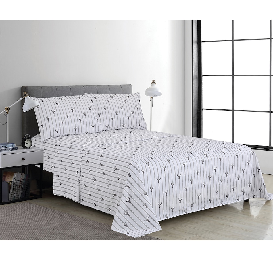 Image 731635_ALTMORE8.jpg, Product 731-635 / Price $29.99 - $44.99, Snow Cap Printed Microfibre Sheet Set from Snow Cap on TSC.ca's Home & Garden department