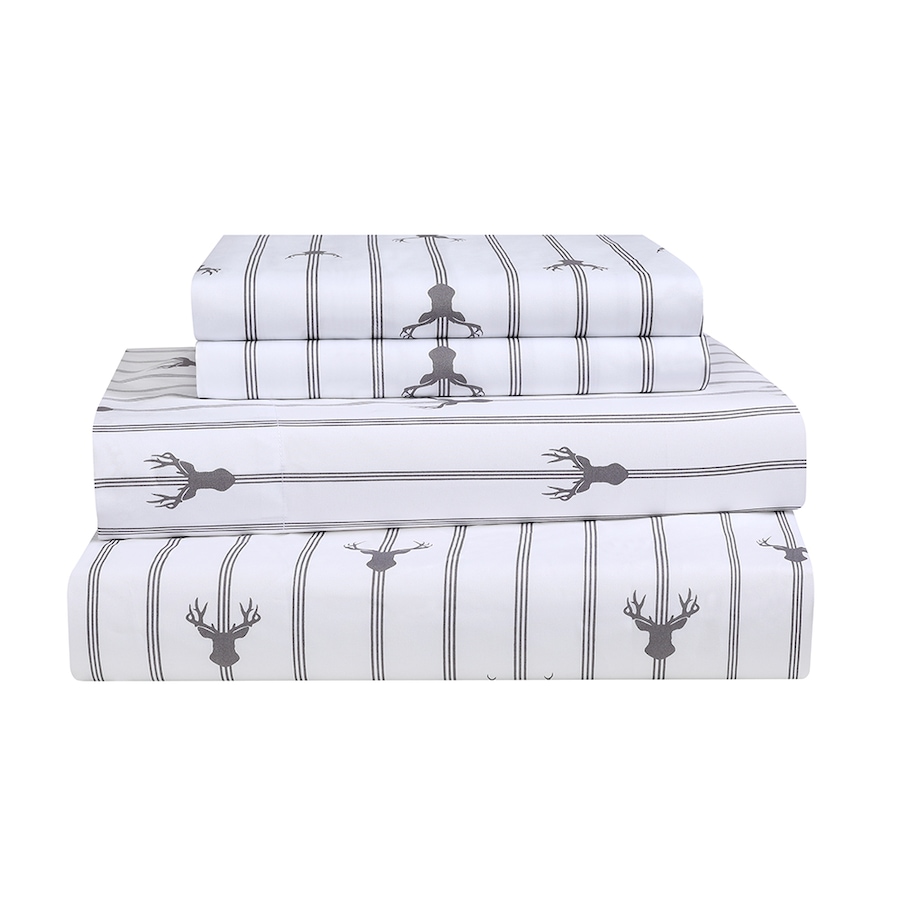 Image 731635_STAG.jpg, Product 731-635 / Price $29.99 - $44.99, Snow Cap Printed Microfibre Sheet Set from Snow Cap on TSC.ca's Home & Garden department