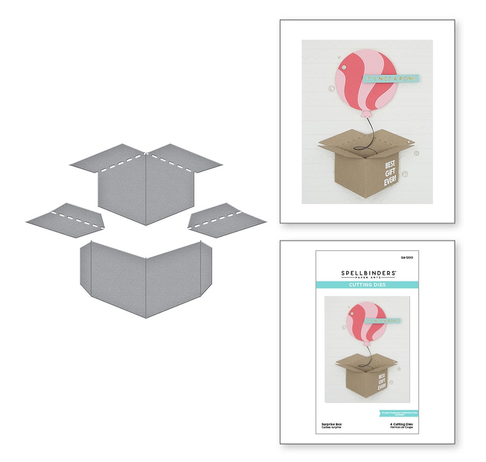 Image 731656.jpg, Product 731-656 / Price $29.99, Spellbinders Surprise Box Die Set from Spellbinders on TSC.ca's Home & Garden department