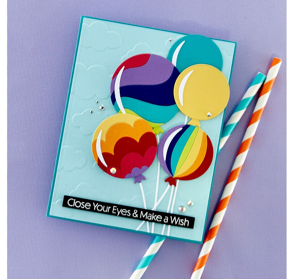 Image 731657_ALTMORE3.jpg, Product 731-657 / Price $34.99, Spellbinders Color Block Balloons Die Set from Spellbinders on TSC.ca's Home & Garden department