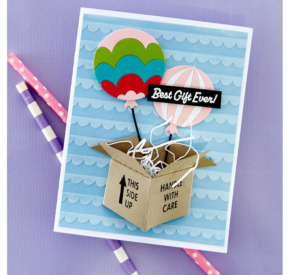 Image 731657_ALTMORE4.jpg, Product 731-657 / Price $34.99, Spellbinders Color Block Balloons Die Set from Spellbinders on TSC.ca's Home & Garden department