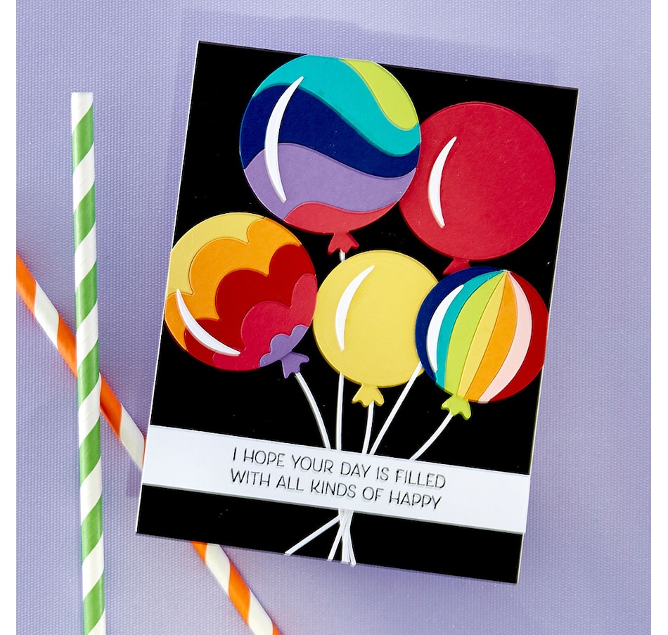 Image 731657_ALTMORE5.jpg, Product 731-657 / Price $34.99, Spellbinders Color Block Balloons Die Set from Spellbinders on TSC.ca's Home & Garden department