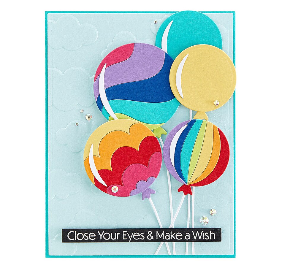 Image 731657_ALTMORE6.jpg, Product 731-657 / Price $34.99, Spellbinders Color Block Balloons Die Set from Spellbinders on TSC.ca's Home & Garden department