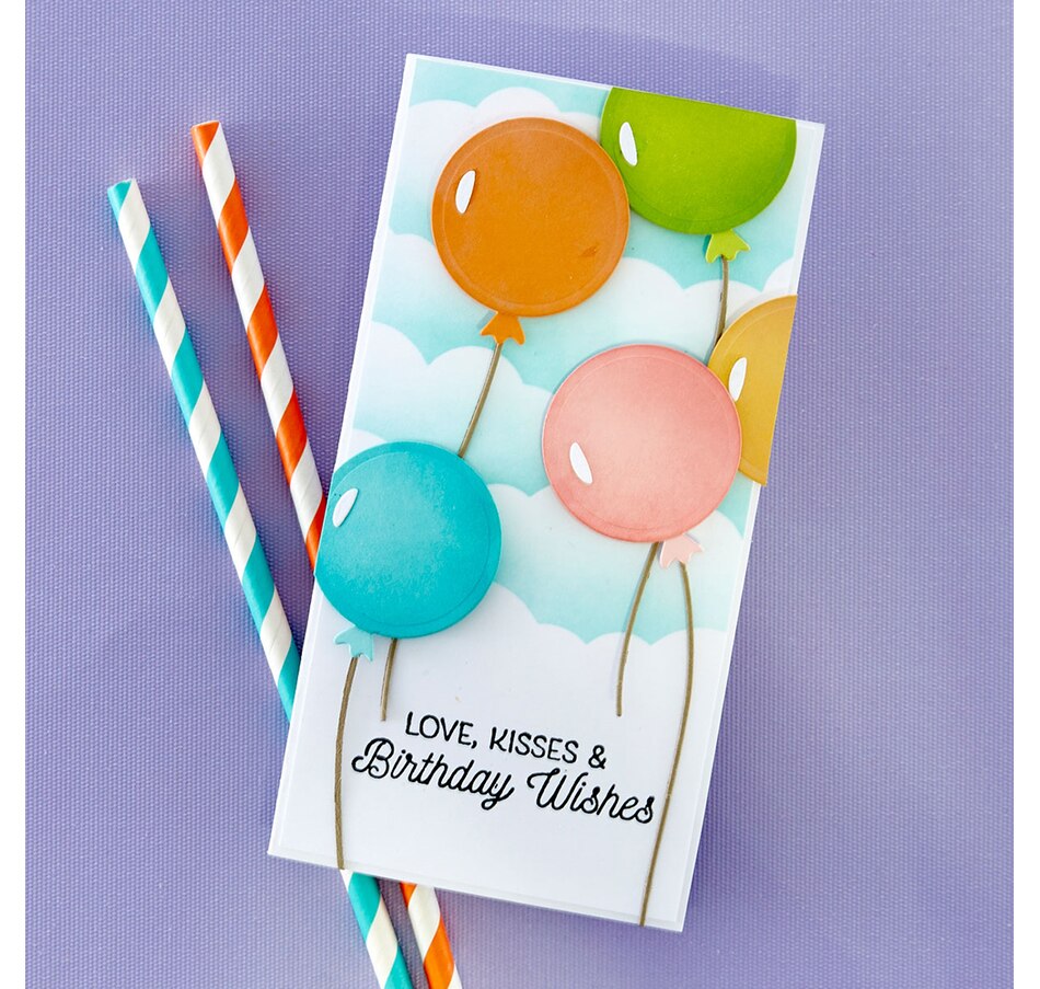 Image 731659_ALTMORE5.jpg, Product 731-659 / Price $24.99, Spellbinders Birthday Unboxing Sentiments Stamp Set from Spellbinders on TSC.ca's Home & Garden department