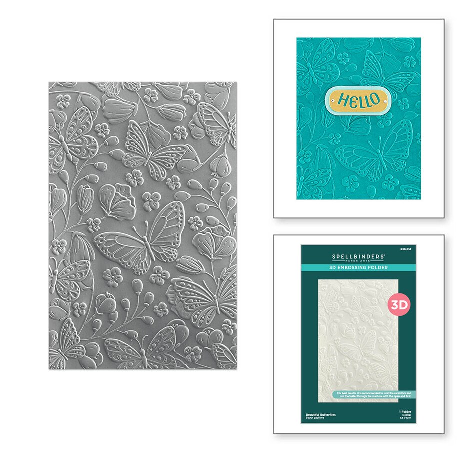 Image 731662_BTF.jpg, Product 731-662 / Price $24.99, Spellbinders Assorted 3D Embossing Folders from Spellbinders on TSC.ca's Home & Garden department