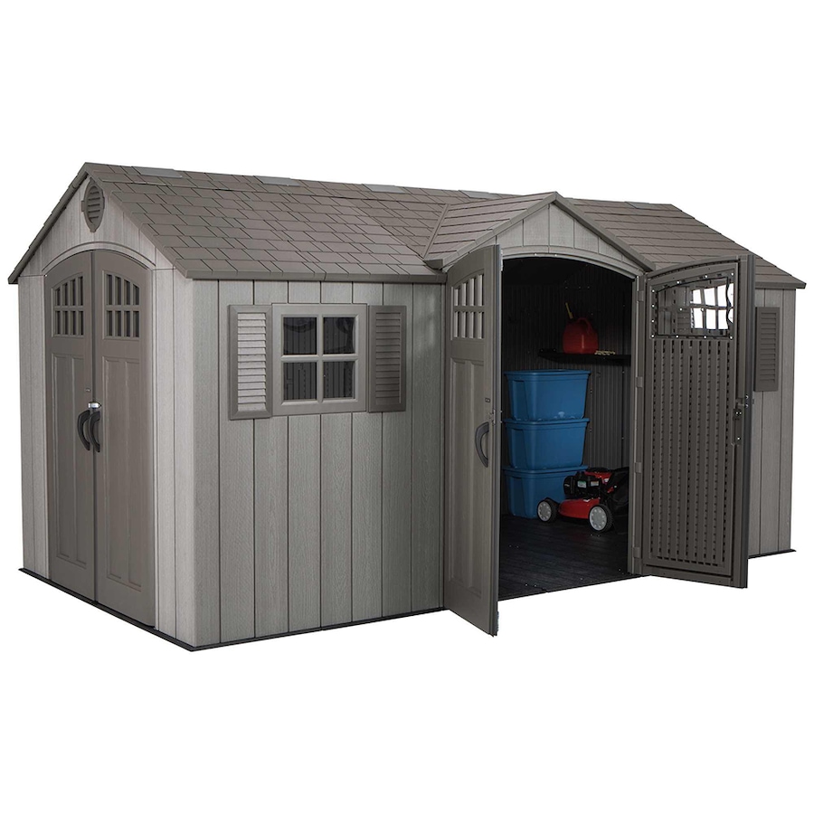 Image 731674_ALTMORE2.jpg, Product 731-674 / Price $4,299.99, Lifetime Outdoor Storage Shed, 15' x 8' with Dual Side Entry from Lifetime on TSC.ca's Home & Garden department