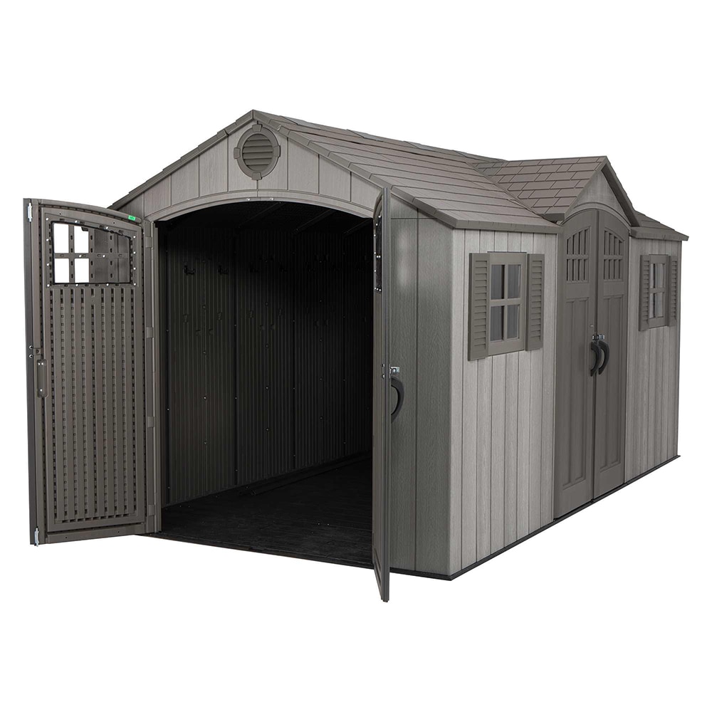 lycee 
最安値!
和泉妃愛 SSP 
まどそふと　　サインカード 6' x 8' Galvanized Apex Roof Metal Shed, 29 GA Corrugated