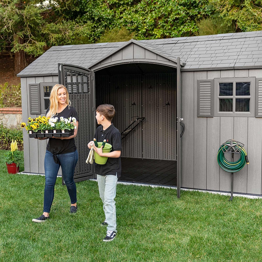 Image 731674_ALTMORE5.jpg, Product 731-674 / Price $4,299.99, Lifetime Outdoor Storage Shed, 15' x 8' with Dual Side Entry from Lifetime on TSC.ca's Home & Garden department