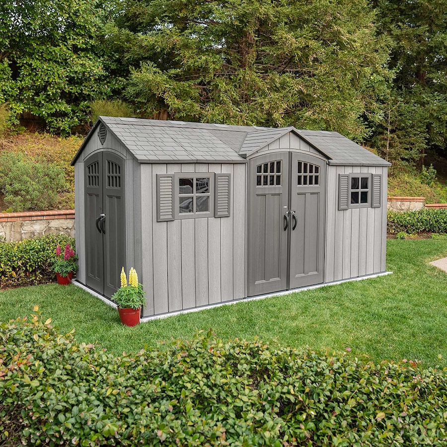 Image 731674_ALTMORE6.jpg, Product 731-674 / Price $4,299.99, Lifetime Outdoor Storage Shed, 15' x 8' with Dual Side Entry from Lifetime on TSC.ca's Home & Garden department