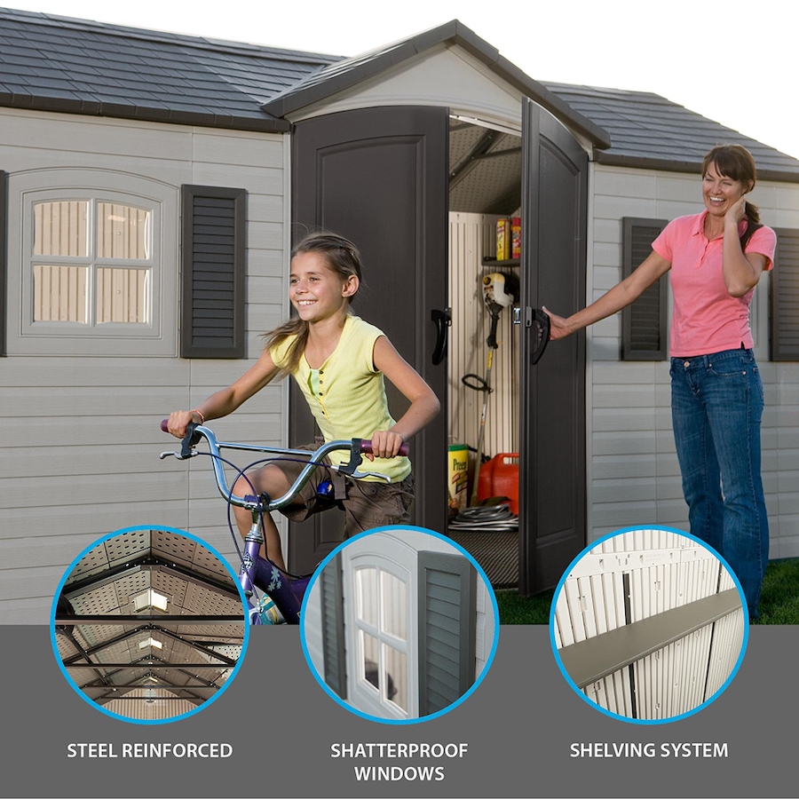 Image 731675_ALTMORE6.jpg, Product 731-675 / Price $3,699.99, Lifetime Outdoor Storage Shed, 15' x 8' with Dual Side Entry from Lifetime on TSC.ca's Home & Garden department