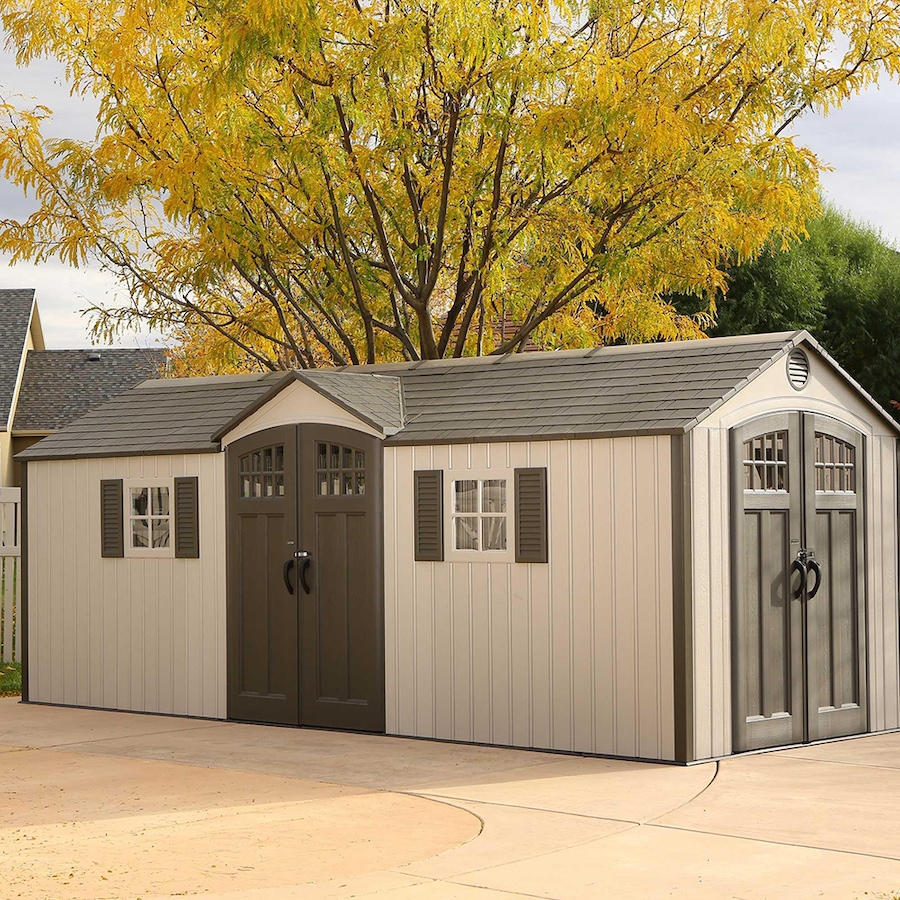 Image 731676.jpg, Product 731-676 / Price $5,499.99, Lifetime Outdoor Storage Shed, 20' x 8' with Dual Side Entry from Lifetime on TSC.ca's Home & Garden department