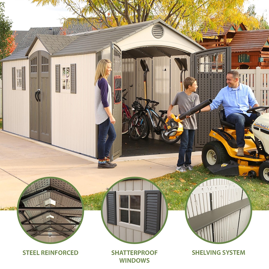 Image 731676_ALTMORE2.jpg, Product 731-676 / Price $5,499.99, Lifetime Outdoor Storage Shed, 20' x 8' with Dual Side Entry from Lifetime on TSC.ca's Home & Garden department