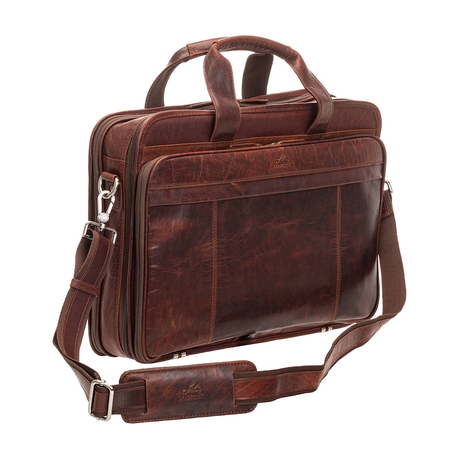 Image 731745_ALTMORE1.jpg, Product 731-745 / Price $269.99, Mancini Buffalo Double Compartment Briefcase for 15.6" Laptop and Tablet from Mancini Fine Leather on TSC.ca's Electronics department