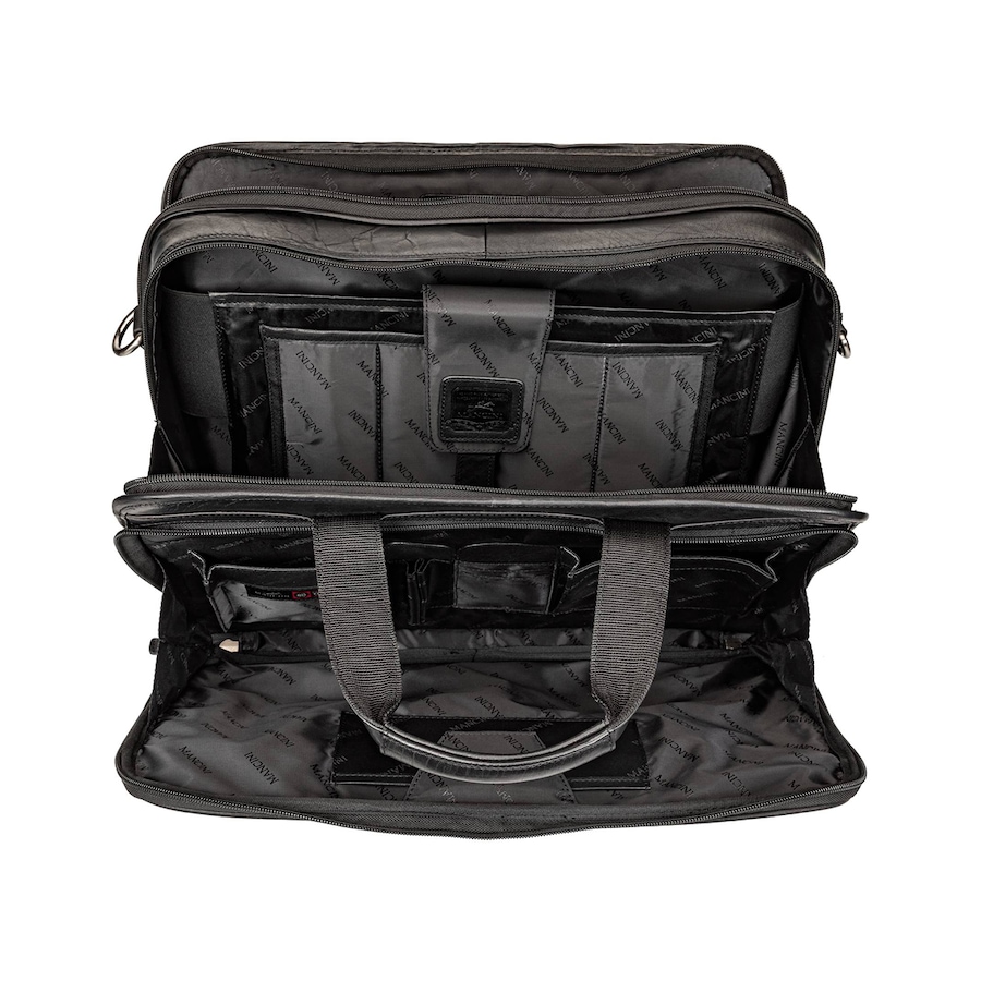 Image 731745_ALTMORE8.jpg, Product 731-745 / Price $269.99, Mancini Buffalo Double Compartment Briefcase for 15.6" Laptop and Tablet from Mancini Fine Leather on TSC.ca's Electronics department