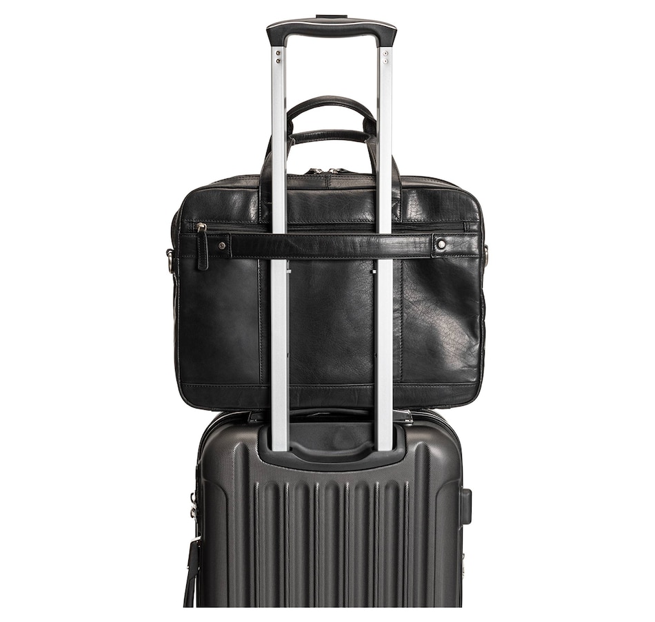 Image 731746_ALTMORE8.jpg, Product 731-746 / Price $249.99, Mancini Buffalo Double Compartment Briefcase for Laptop and Tablet from Mancini Fine Leather on TSC.ca's Electronics department