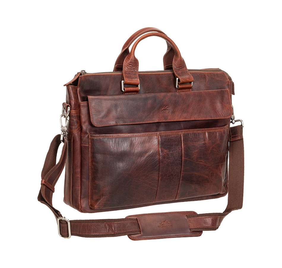 Image 731750_ALTMORE1.jpg, Product 731-750 / Price $229.99, Mancini Buffalo Single Compartment Briefcase with RFID Secure Pocket for 15.6" Laptop/Tablet from Mancini Fine Leather on TSC.ca's Electronics department