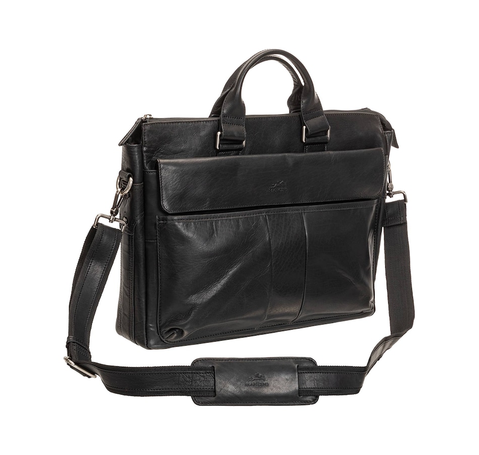 Image 731750_ALTMORE5.jpg, Product 731-750 / Price $229.99, Mancini Buffalo Single Compartment Briefcase with RFID Secure Pocket for 15.6" Laptop/Tablet from Mancini Fine Leather on TSC.ca's Electronics department