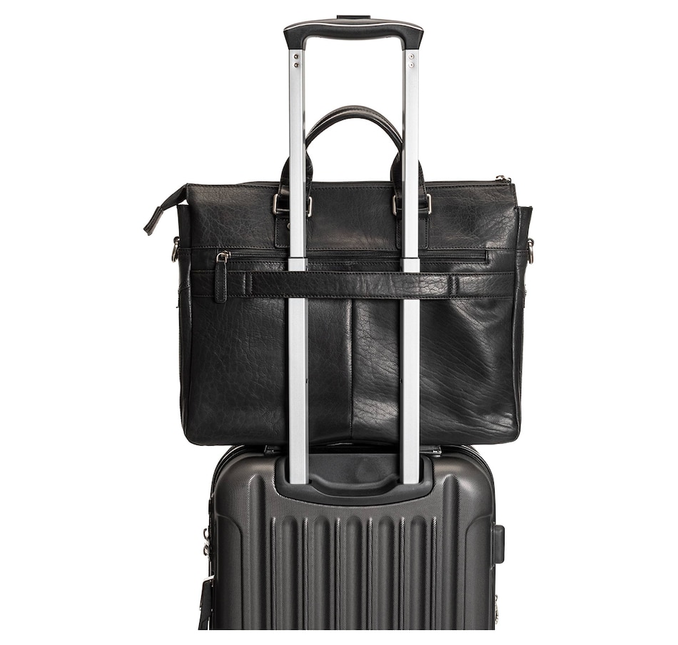 Image 731750_ALTMORE8.jpg, Product 731-750 / Price $229.99, Mancini Buffalo Single Compartment Briefcase with RFID Secure Pocket for 15.6" Laptop/Tablet from Mancini Fine Leather on TSC.ca's Electronics department