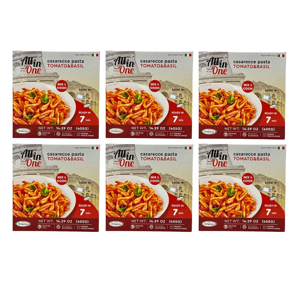 Image 731814_TOMBA.jpg, Product 731-814 / Price $54.99, Mangia Italia Comparini All in One Pasta Meals - 6 Pack from Mangia Italia on TSC.ca's Kitchen department