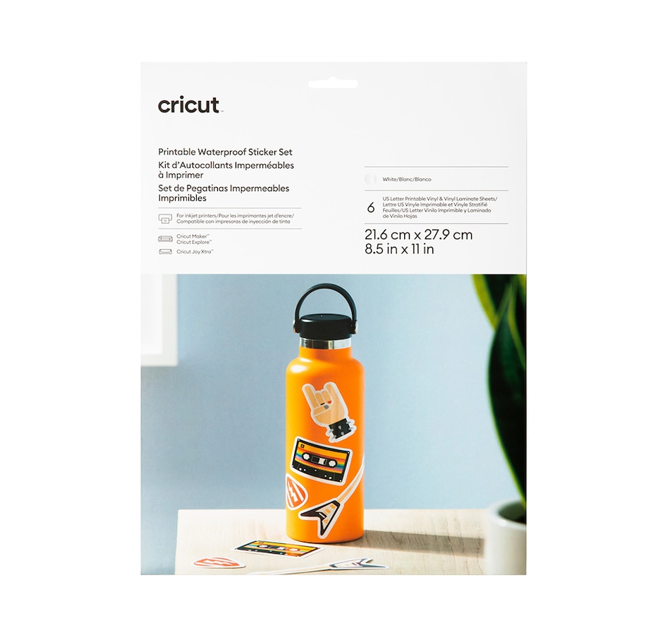 Image 731846_ALTMORE1.jpg, Product 731-846 / Price $19.99, Cricut Waterproof Sticker Set - US Letter (white) from Cricut on TSC.ca's Home & Garden department