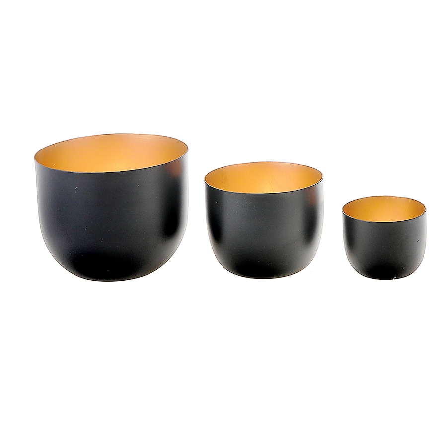 Image 731889.jpg, Product 731-889 / Price $30.00, Christmas Black Metal Candle Holder (Set of 3) from IH Casa Decor on TSC.ca's Home & Garden department