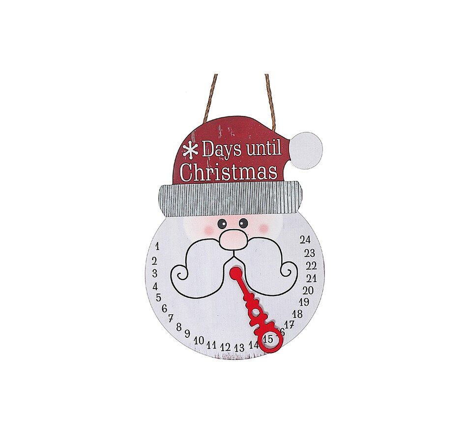 Image 732016.jpg, Product 732-016 / Price $30.00, Christmas Santa Head Advent Calendar English from IH Casa Decor on TSC.ca's Home & Garden department