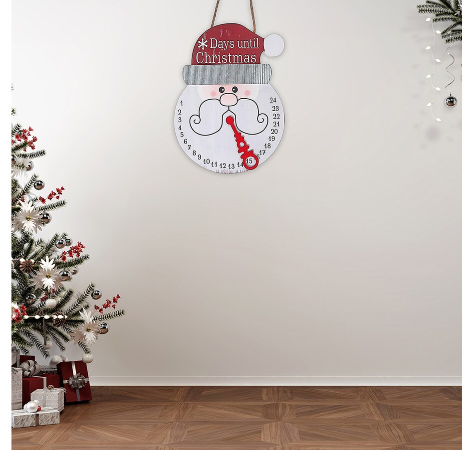 Image 732016_ALTMORE1.jpg, Product 732-016 / Price $30.00, Christmas Santa Head Advent Calendar English from IH Casa Decor on TSC.ca's Home & Garden department