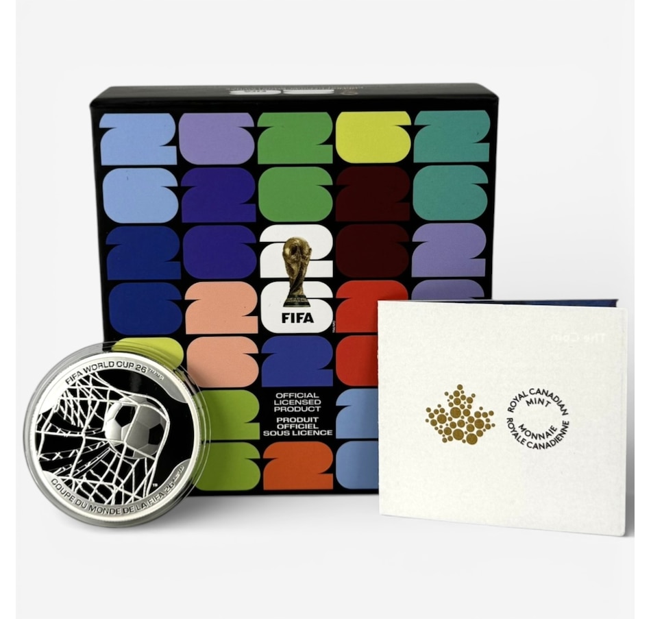 Image 732047.jpg, Product 732-047 / Price $279.95, 2026 $20 FIFA World Cup: The Winning Goal One-Ounce Fine Silver Coin from Royal Canadian Mint (RCM) on TSC.ca's Coins department