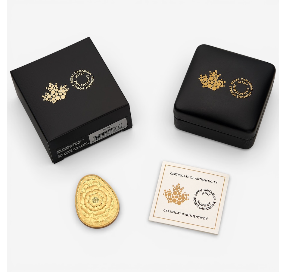 Image 732050_ALTMORE2.jpg, Product 732-050 / Price $17,999.95, 2026 $250 Pure Gold Coin Pysanka Egg from Royal Canadian Mint (RCM) on TSC.ca's Coins department