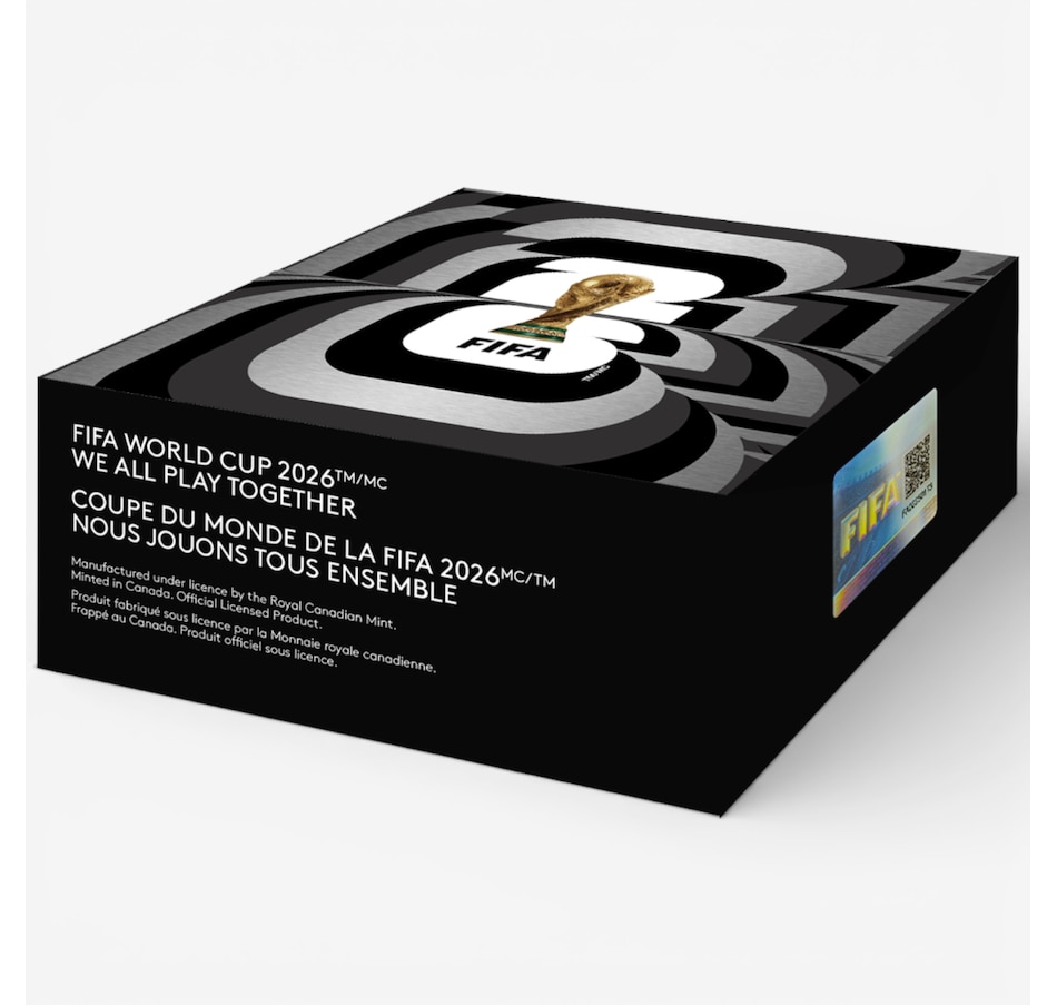 Image 732052_ALTMORE5.jpg, Product 732-052 / Price $10,999.95, 2026 $200 FIFA World Cup: We All Play Together One Ounce Fine Gold Coin from Royal Canadian Mint (RCM) on TSC.ca's Coins department