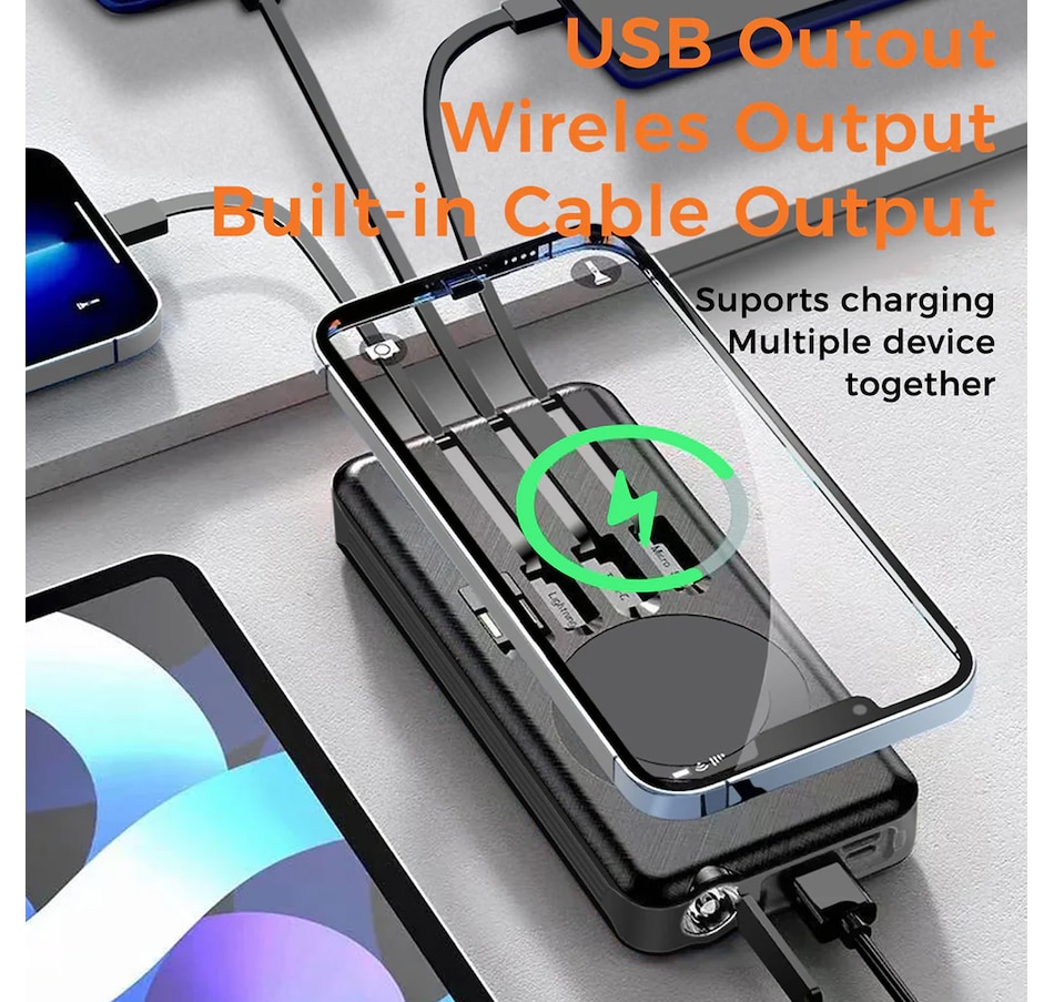 Image 732067_ALTMORE3.jpg, Product 732-067 / Price $59.99, Alpha Digital 10,000-mAh Outdoor Power Bank with Solar Panel and Wireless Charging from Alpha Digital on TSC.ca's Electronics department
