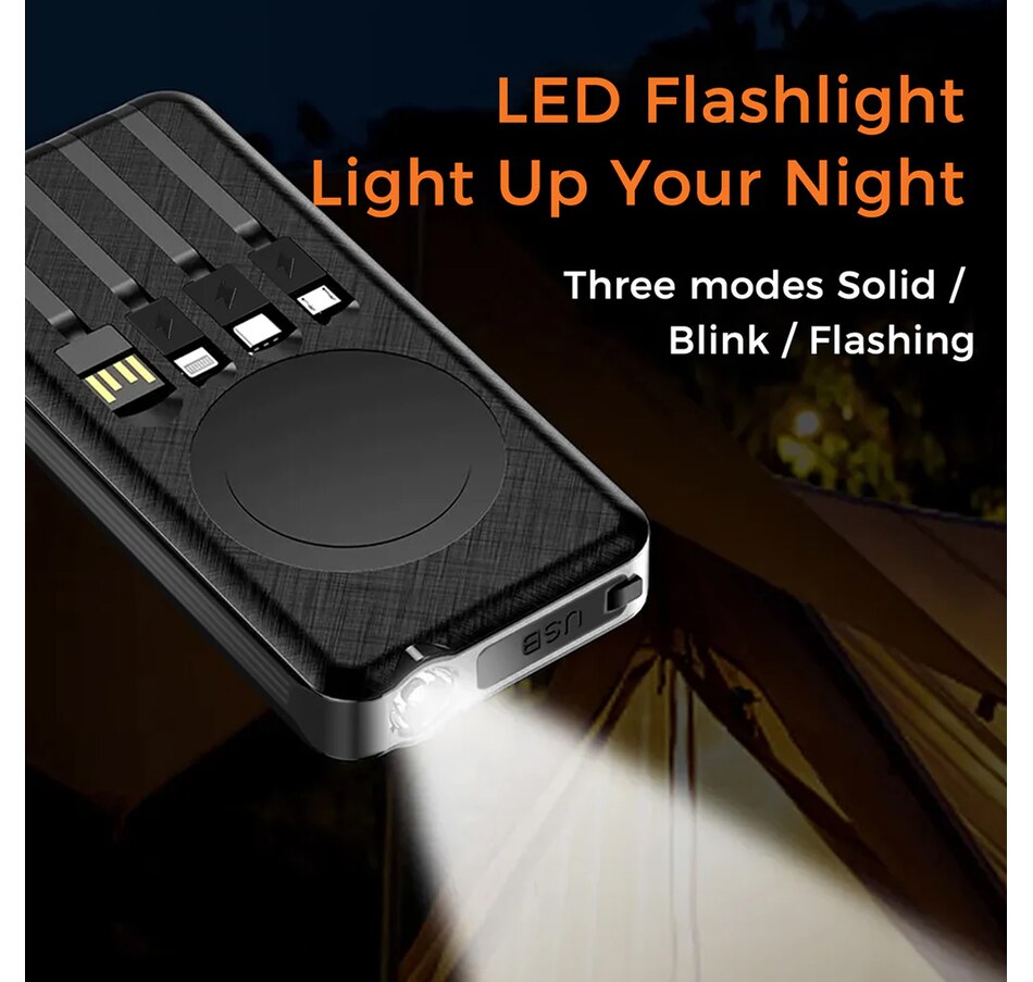 Image 732067_ALTMORE4.jpg, Product 732-067 / Price $59.99, Alpha Digital 10,000-mAh Outdoor Power Bank with Solar Panel and Wireless Charging from Alpha Digital on TSC.ca's Electronics department