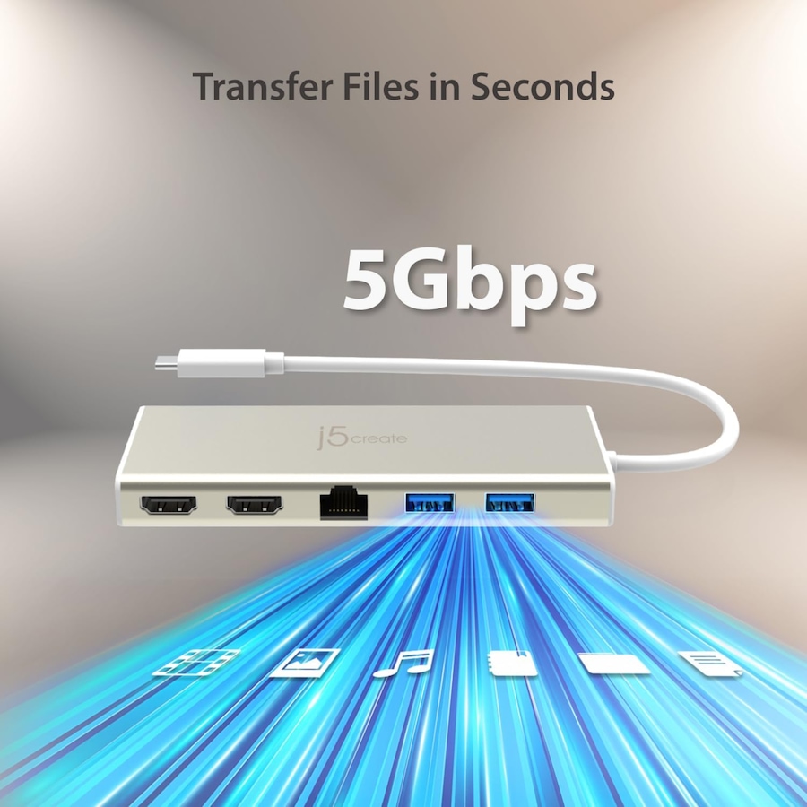 Image 732069_ALTMORE2.jpg, Product 732-069 / Price $129.99, j5create USB-C Mini Dock Hub from j5create on TSC.ca's Electronics department