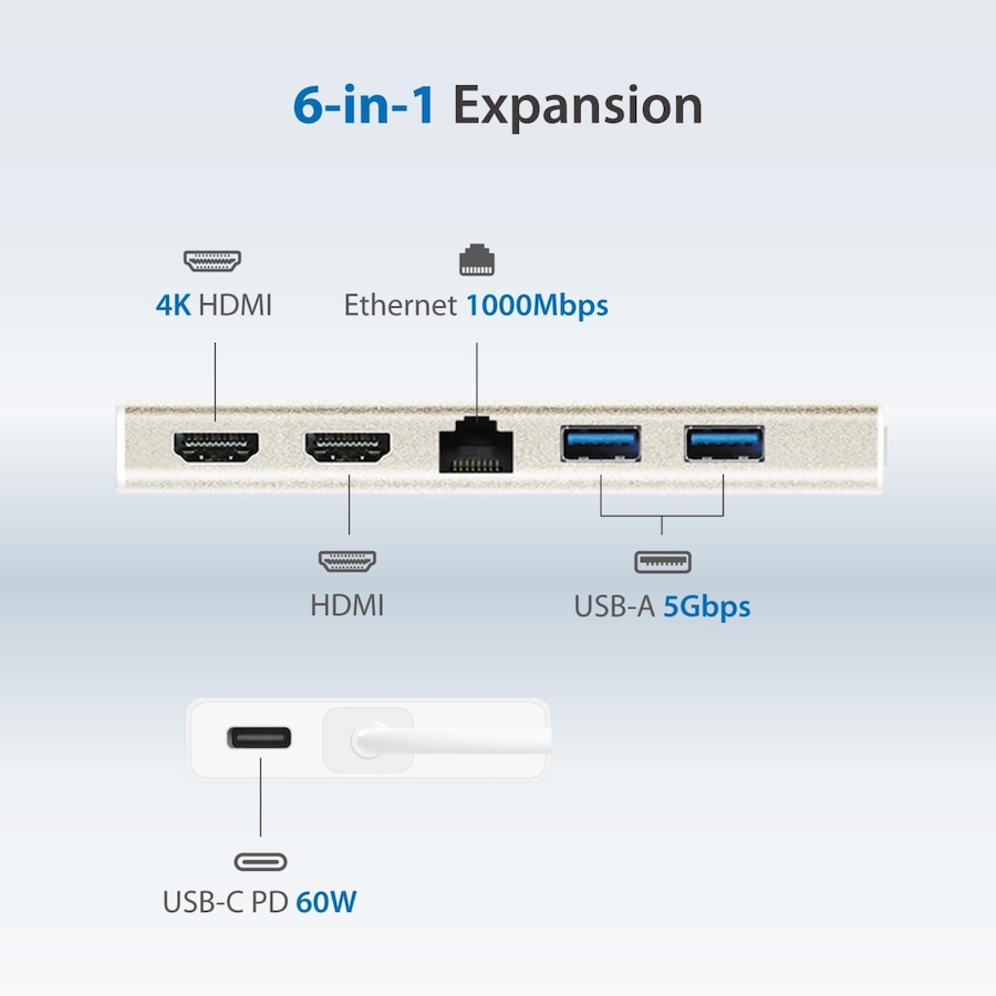 Image 732069_ALTMORE4.jpg, Product 732-069 / Price $129.99, j5create USB-C Mini Dock Hub from j5create on TSC.ca's Electronics department