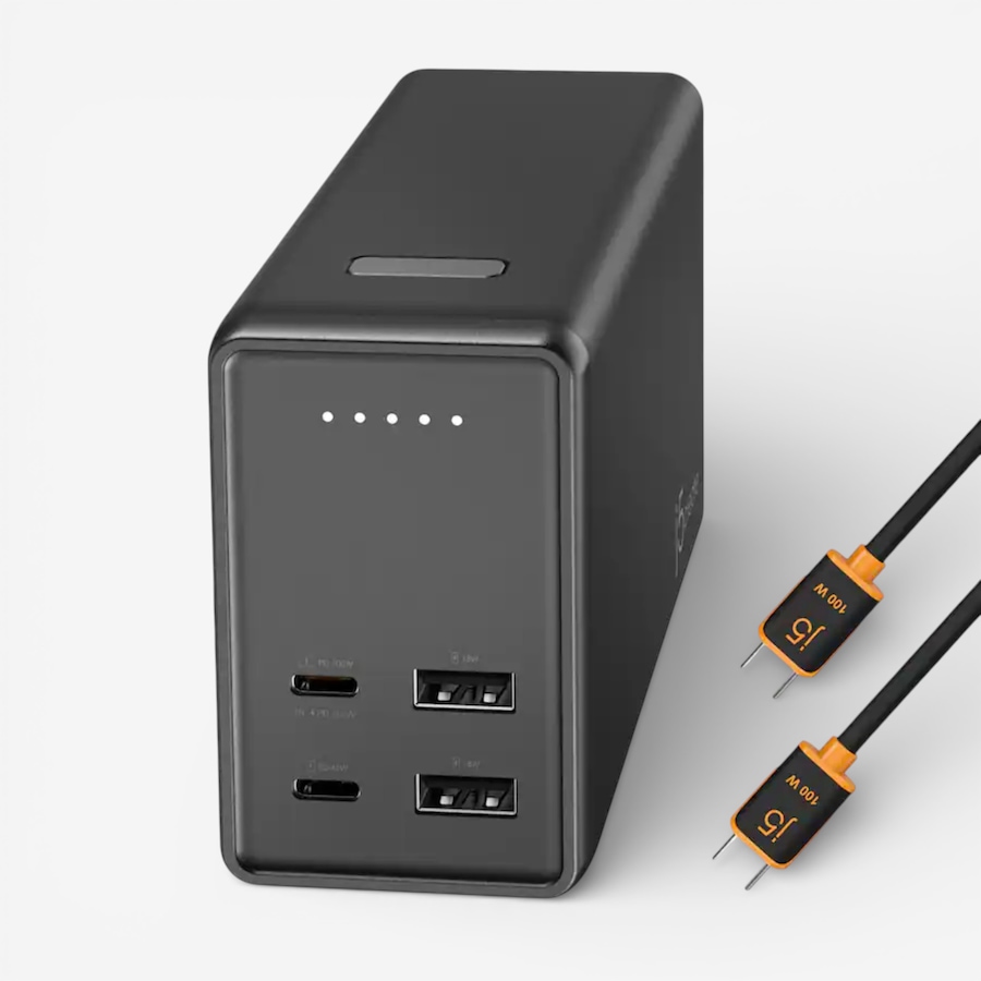 Image 732072_ALTMORE1.jpg, Product 732-072 / Price $149.99, j5create 4-Port Power Bank 100W 26,800-mAh Portable Charger  from j5create on TSC.ca's Electronics department