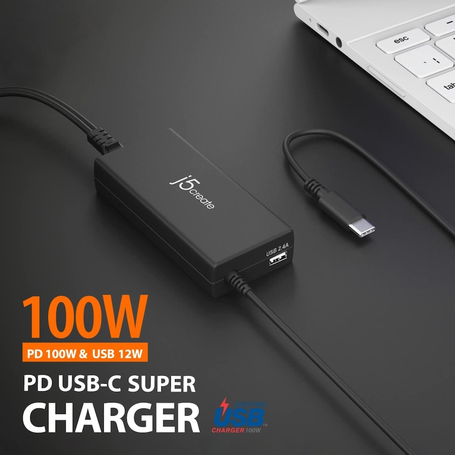 Image 732073_ALTMORE1.jpg, Product 732-073 / Price $69.99, j5create USB-C PD 100W Fast Charger (JUP2290) from j5create on TSC.ca's Electronics department