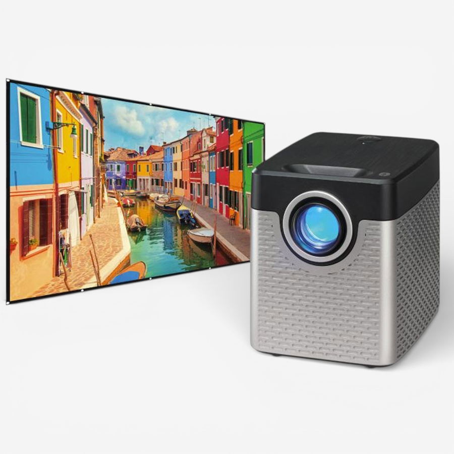 Image 732079.jpg, Product 732-079 / Price $199.99, iLive Cinema Pop-Up Movie Kit Bundle (projector, projection screen, Bluetooth speaker, tripod) from iLive on TSC.ca's Electronics department