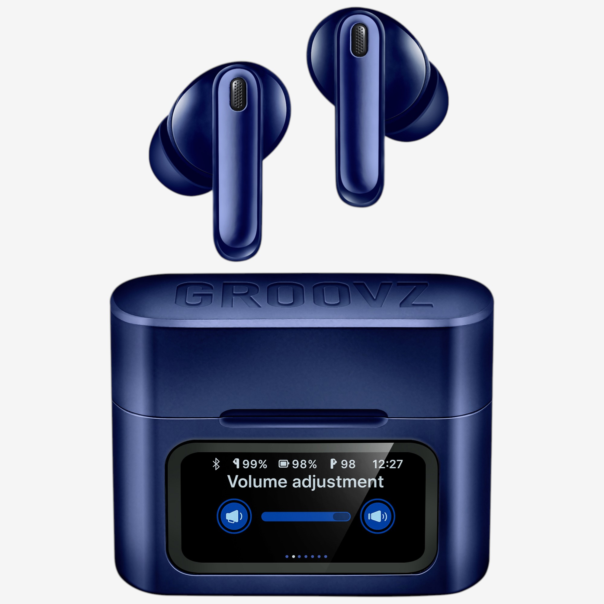 Groovz Active Noise Cancelling Earbuds with Touchscreen Case - TSC.ca