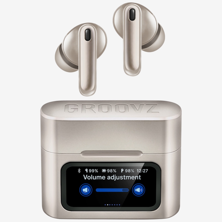 Image 732086_SAST.jpg, Product 732-086 / Price $139.99, Groovz Active Noise Cancelling Earbuds with Touchscreen Case from Groovz on TSC.ca's Electronics department