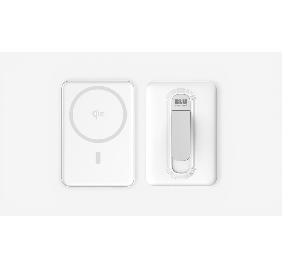 Image 732105_ALTMORE1.jpg, Product 732-105 / Price $59.99, Blu Element Qi2 Wireless Power Bank with Kickstand 5K (white) from Blu Element on TSC.ca's Electronics department