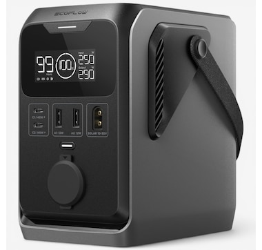 EcoFlow Trail 300 (288 Wh) DC Portable Power Station with 65W GaN Charger and Cable