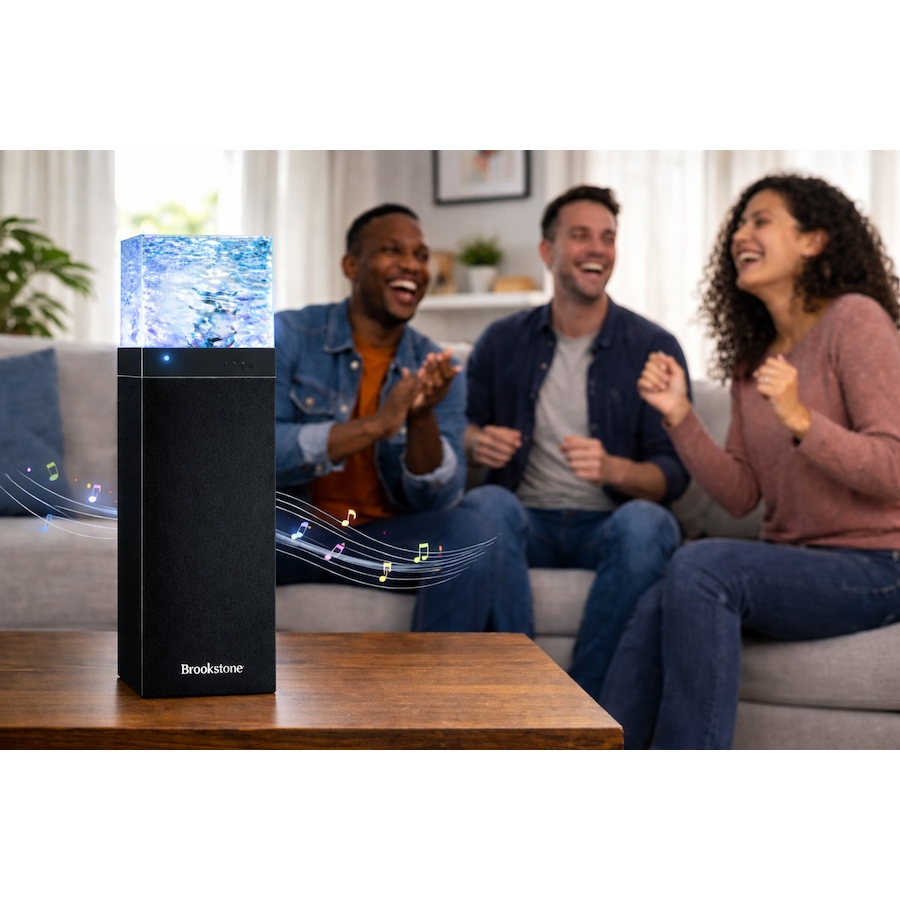 Image 732147_ALTMORE3.jpg, Product 732-147 / Price $64.99, Brookstone Ocean Wave Tower Wireless Speaker from Brookstone on TSC.ca's Electronics department