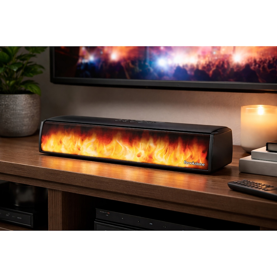 Image 732148_ALTMORE4.jpg, Product 732-148 / Price $49.99, Brookstone Fireglow Soundbar from Brookstone on TSC.ca's Electronics department