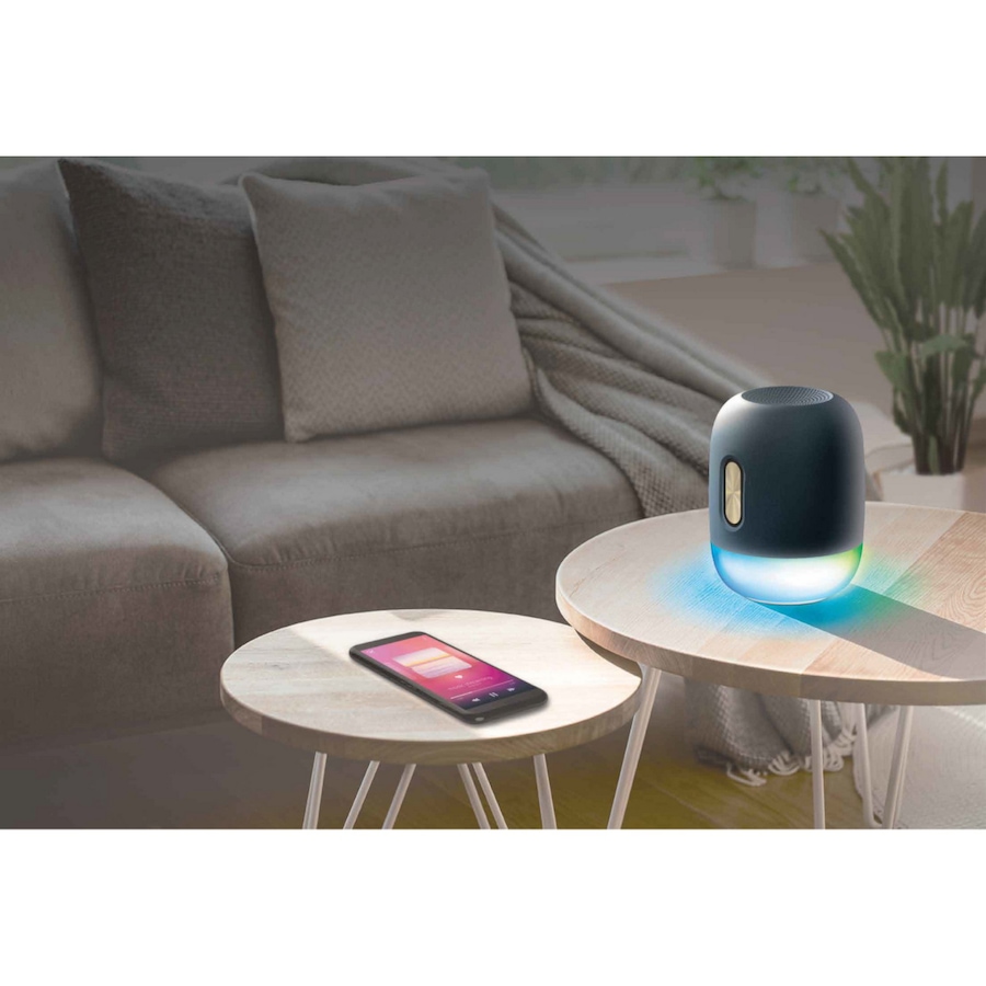 Image 732149_ALTMORE2.jpg, Product 732-149 / Price $29.99, Brookstone Bass Beat Wireless LED Speaker from Brookstone on TSC.ca's Electronics department