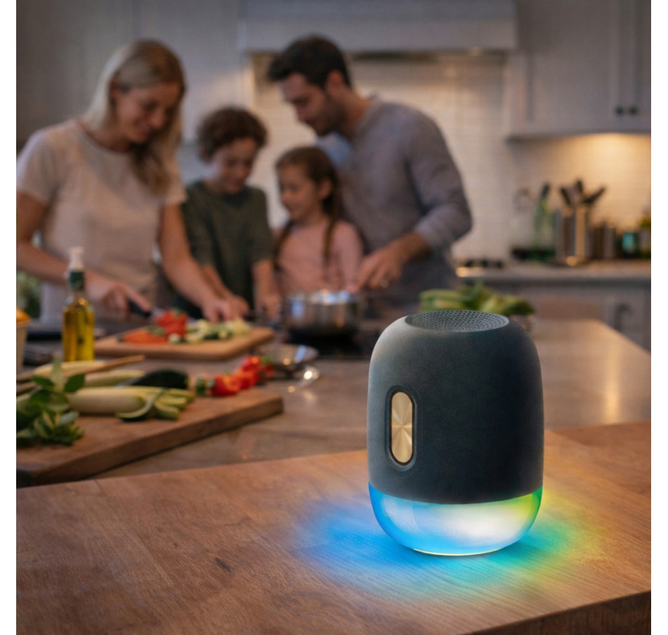 Image 732149_ALTMORE4.jpg, Product 732-149 / Price $29.99, Brookstone Bass Beat Wireless LED Speaker from Brookstone on TSC.ca's Electronics department