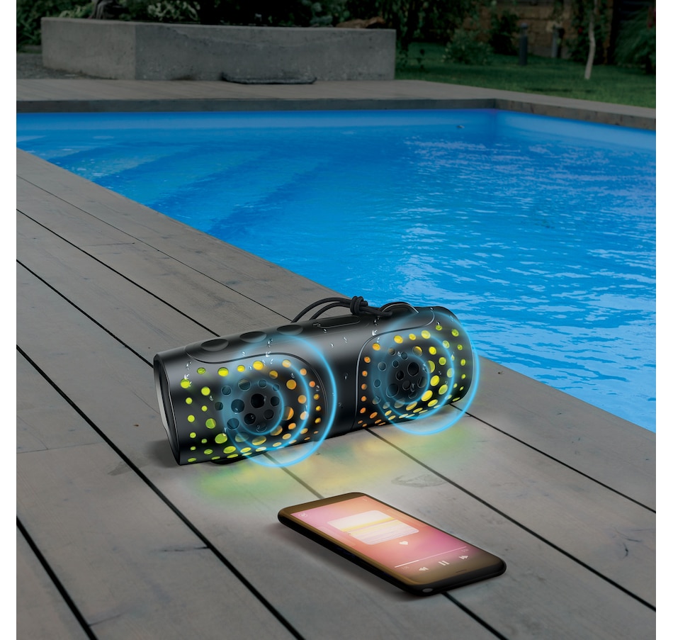 Image 732150_ALTMORE2.jpg, Product 732-150 / Price $29.99, Brookstone Cylcone Beat Multicolour LED Speaker from Brookstone on TSC.ca's Electronics department