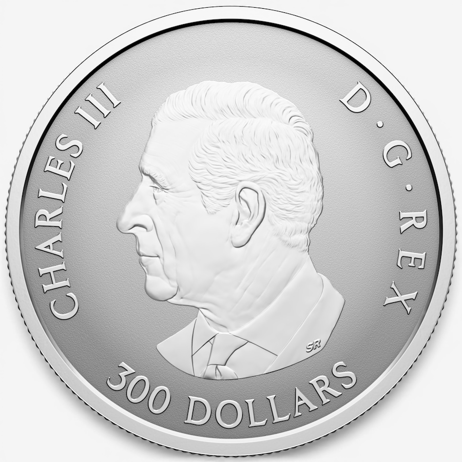 Image 732162_ALTMORE4.jpg, Product 732-162 / Price $6,999.95, 2026 $300 Maple Leaf Forever Pure Platinum Coin from Royal Canadian Mint (RCM) on TSC.ca's Coins department