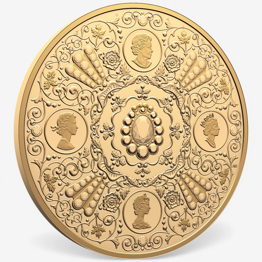 Image 732164_ALTMORE4.jpg, Product 732-164 / Price $47,439.95, 2026 $500 Tribute to Queen Elizabeth II Five-Ounce Fine Gold Coin from Royal Canadian Mint (RCM) on TSC.ca's Coins department