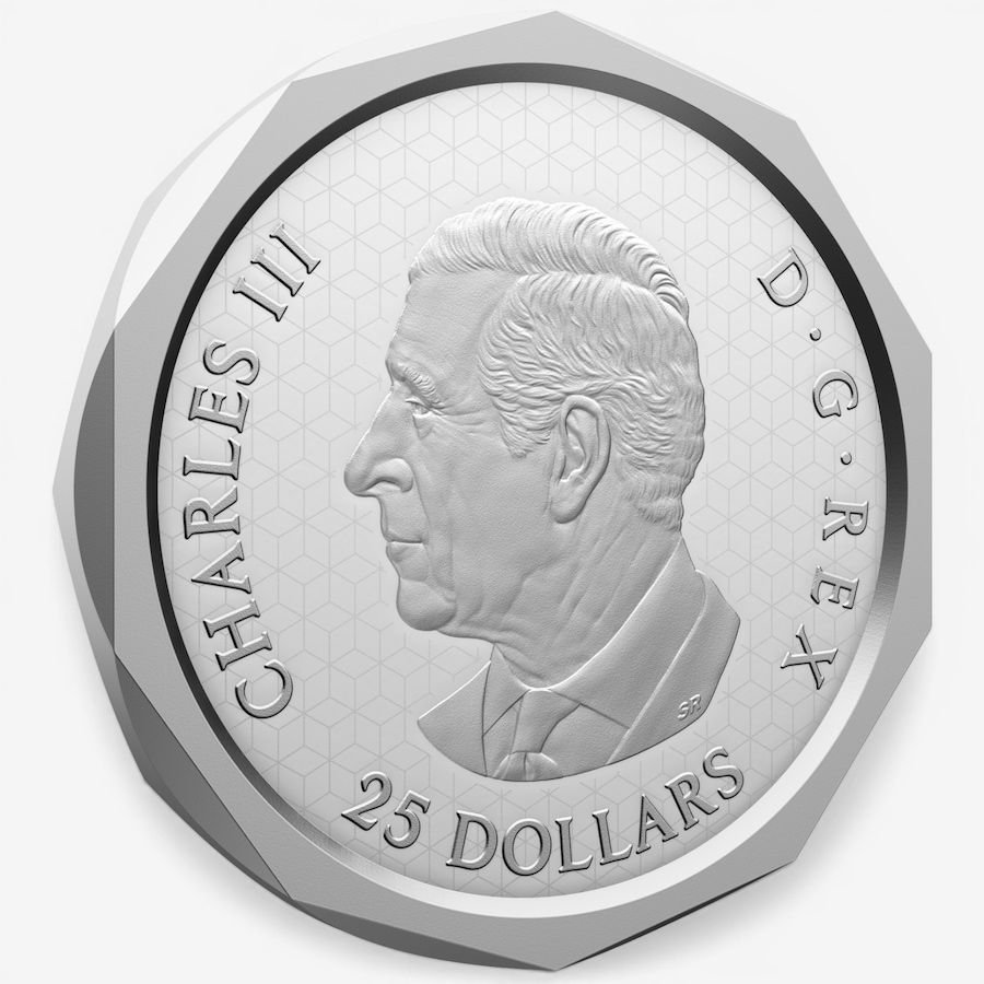 Image 732165_ALTMORE5.jpg, Product 732-165 / Price $359.95, 2026 $25 Calling of an Engineer Pure Silver Coin - Faceted Ring Shape from Royal Canadian Mint (RCM) on TSC.ca's Coins department
