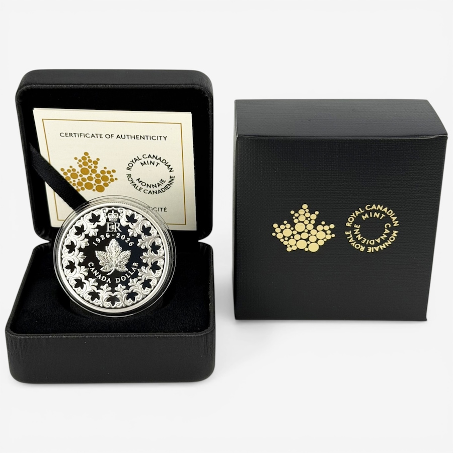 Image 732166.jpg, Product 732-166 / Price $219.95, 2026 Special Edition Proof Silver Dollar 100th Anniversary of the Birth of Queen Elizabeth II from Royal Canadian Mint (RCM) on TSC.ca's Coins department